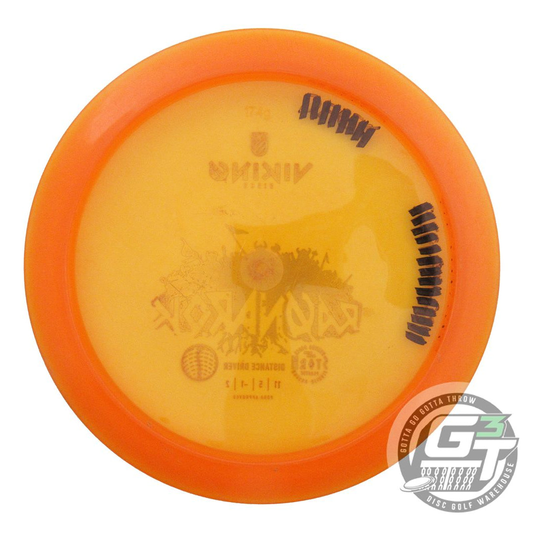 USED Viking Discs Storm Ragnarok 174g Orange Red Foil Distance Driver Golf Disc