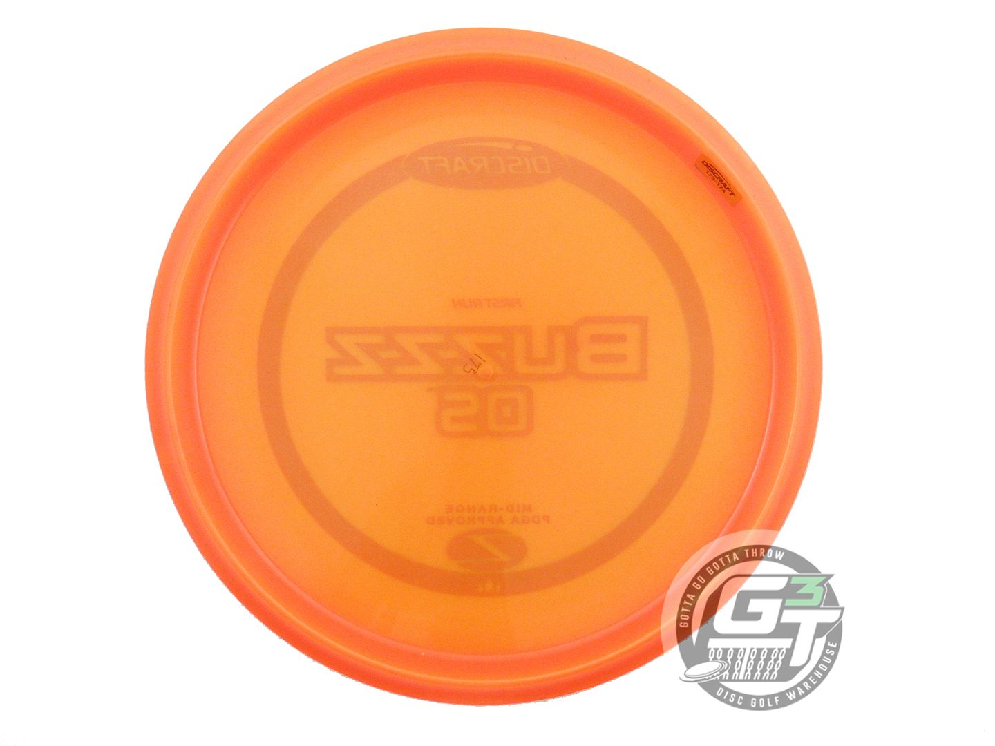 NOS Discraft FIRST RUN Z Buzzz OS 175g Orange Gold Foil Midrange Golf Disc