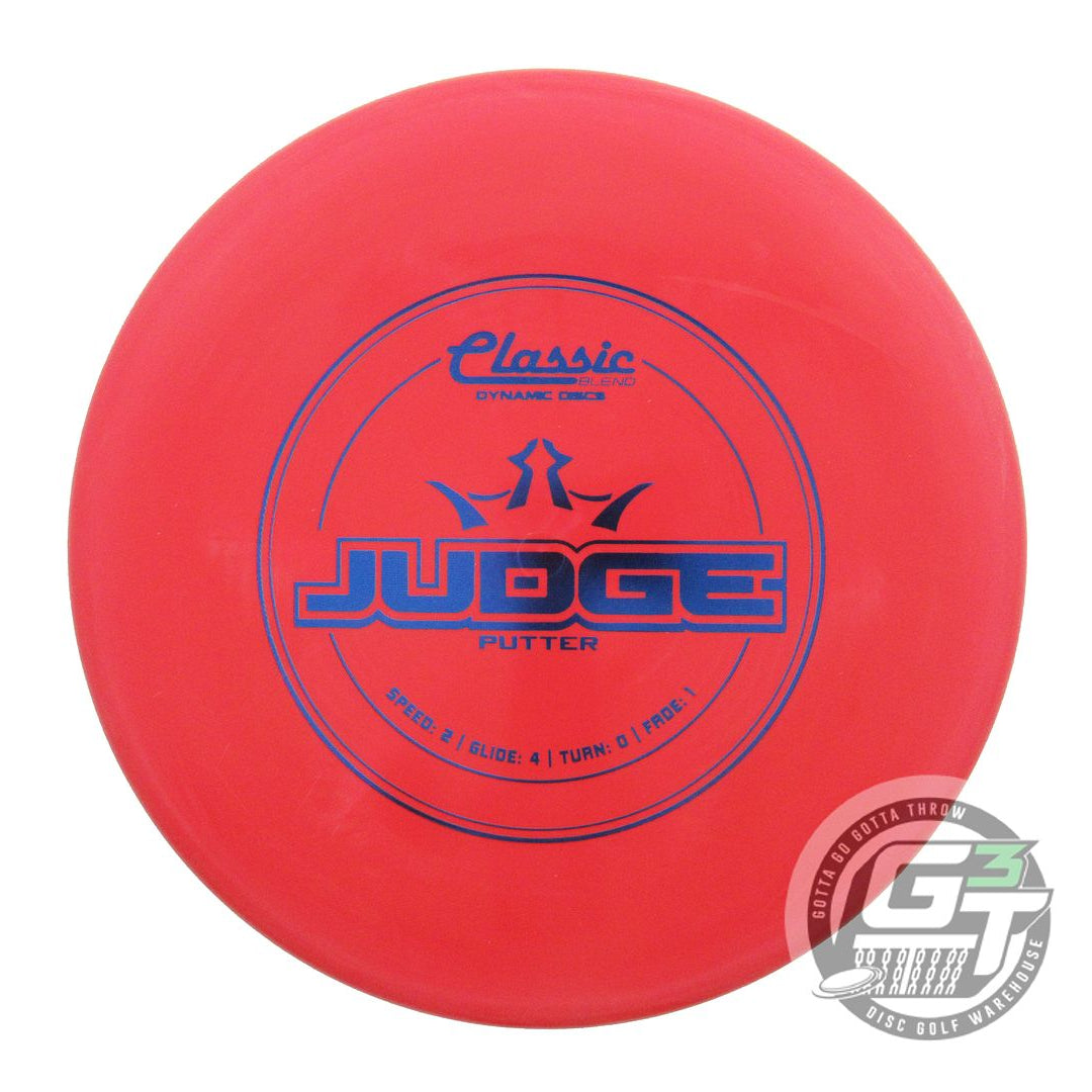 Dynamic Discs Classic Blend Judge Putter Golf Disc (Individually Listed)