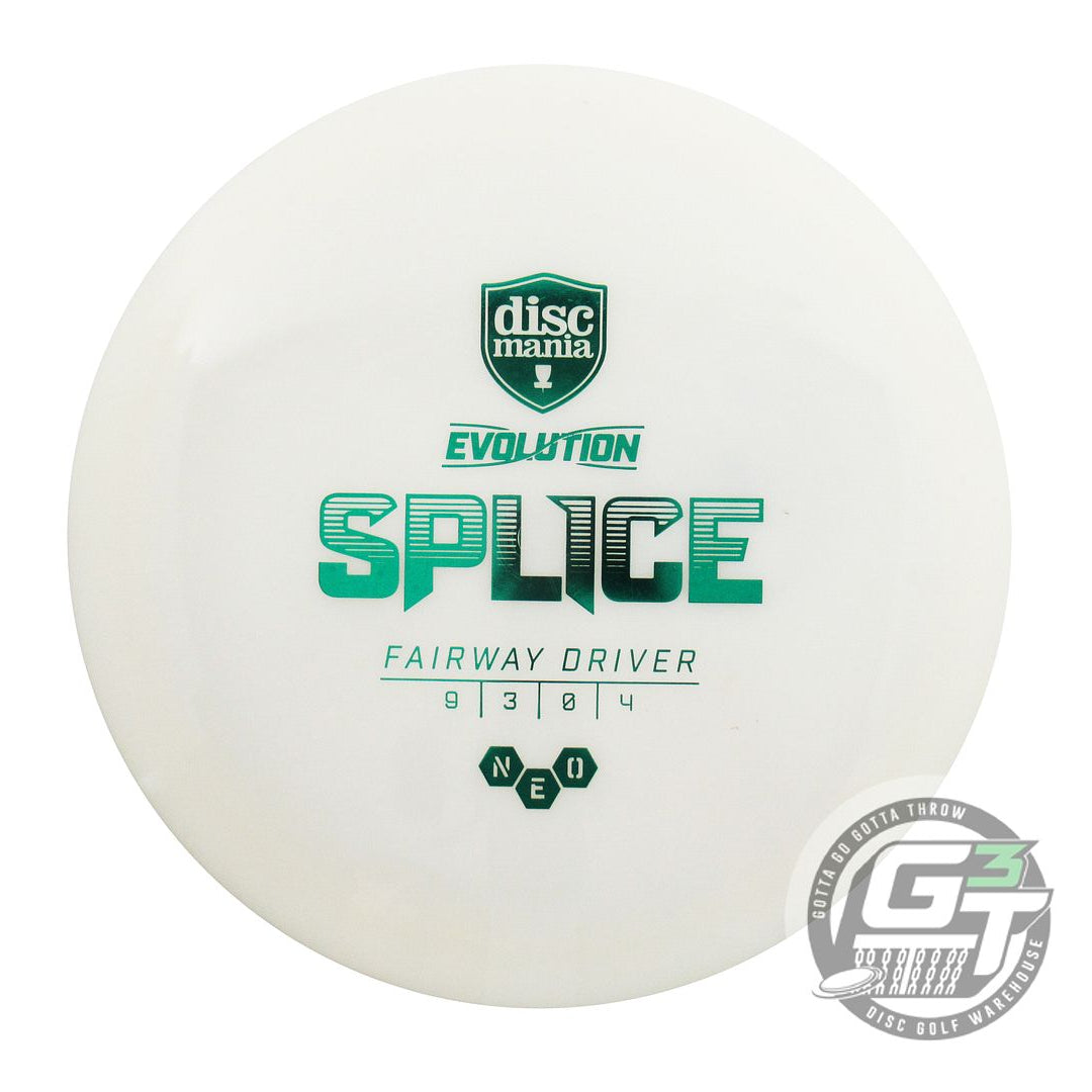 USED DiscMania Neo Splice 174g White Green Foil Fairway Driver Golf Disc