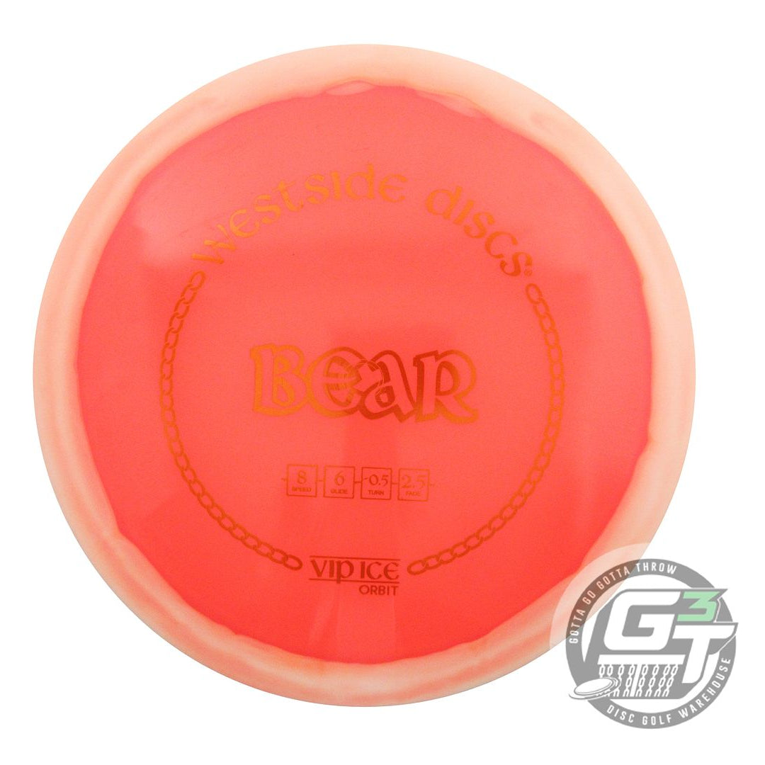 USED Westside Discs VIP Ice Orbit Bear 174g White-Orange Fairway Driver Disc