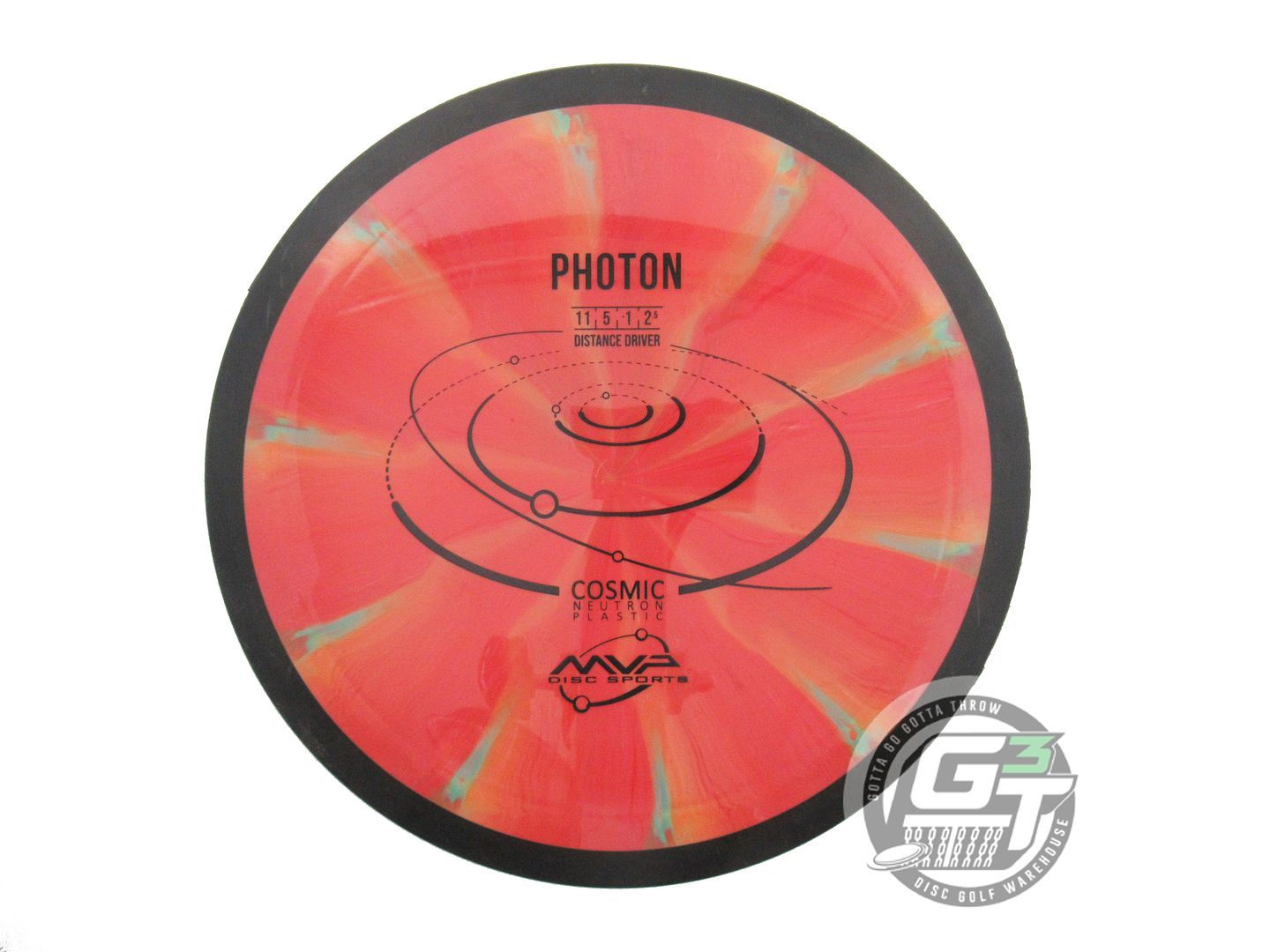 USED MVP Disc Sports Cosmic Neutron Photon 175g Red-Seafoam Distance Driver Disc