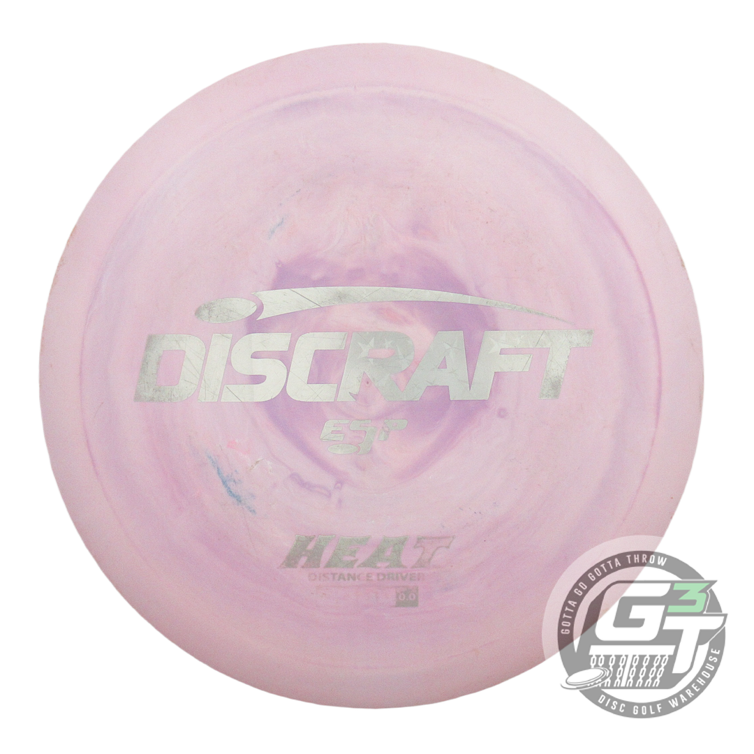 USED Discraft ESP Heat 172g Lilac Silver Star Stamp Distance Driver Golf Disc