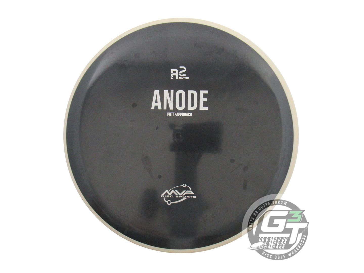 USED MVP Disc Sports R2 Neutron Anode 173g Black Putter Golf Disc