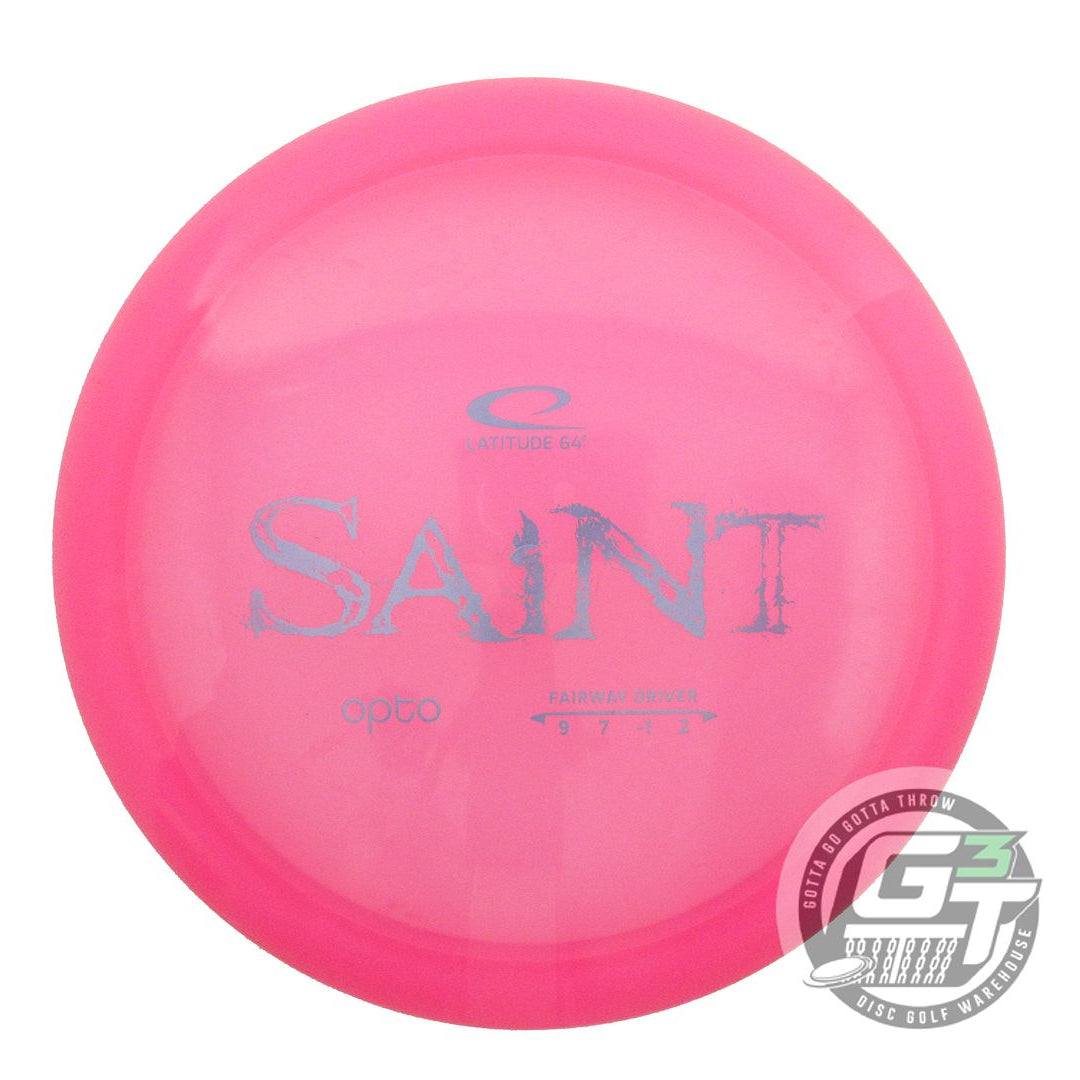 USED Latitude 64 Opto Saint 171g Pink Lilac Foil Fairway Driver Golf Disc