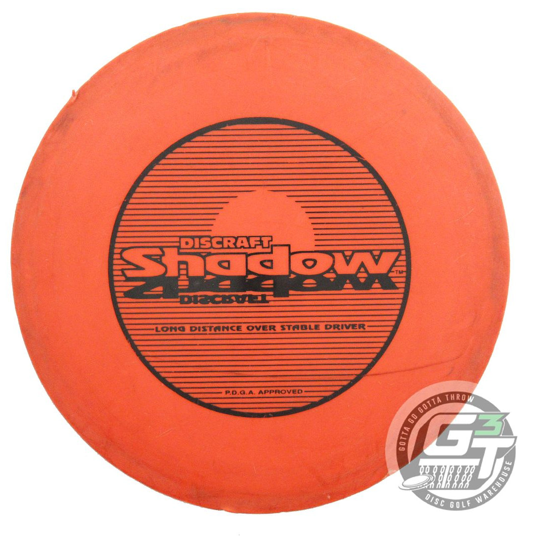 USED Discraft Pro D Shadow 180g Orange Black Stamp Distance Driver Golf Disc
