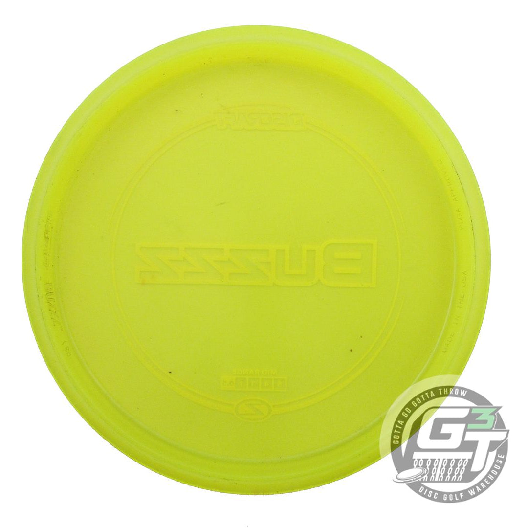 USED Discraft Z Buzzz 180g Yellow Yellow Stamp Midrange Golf Disc