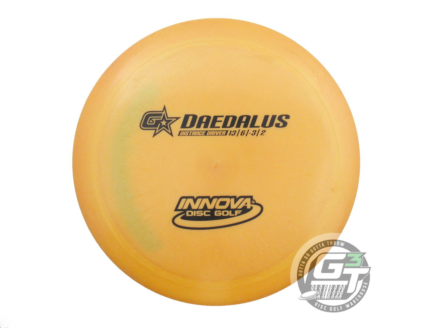 USED Innova GStar Daedalus 176g Orange Black Stamp Distance Driver Golf Disc
