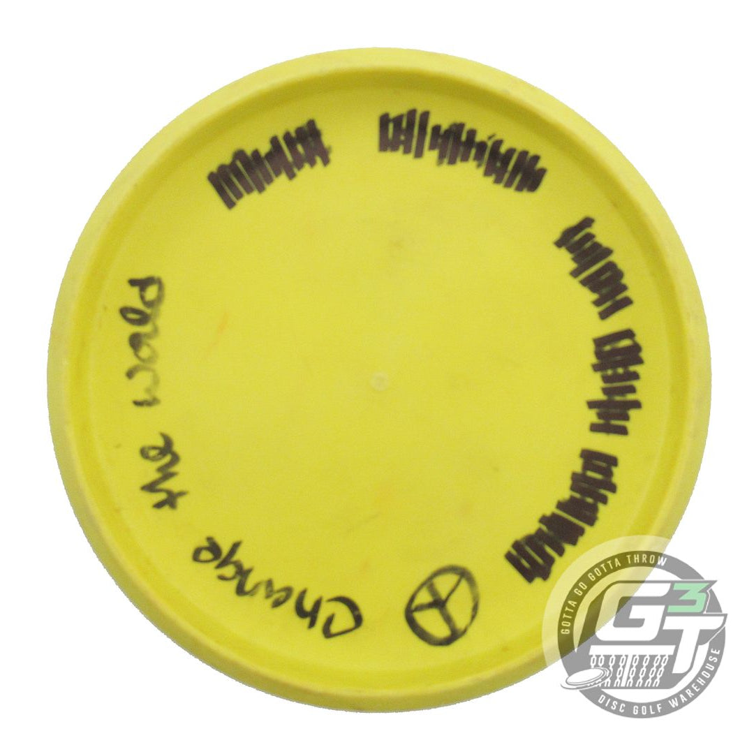 USED DiscMania D-Line Flex 2 P2 173g Yellow Red Foil Putter Golf Disc