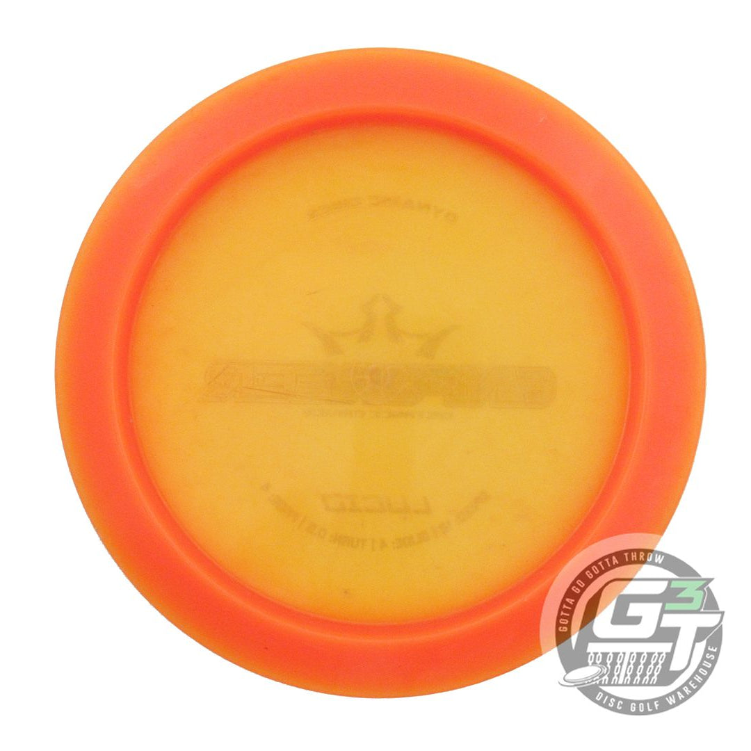 USED Dynamic Discs Lucid Enforcer 168g Orange Silver Foil Distance Driver Disc