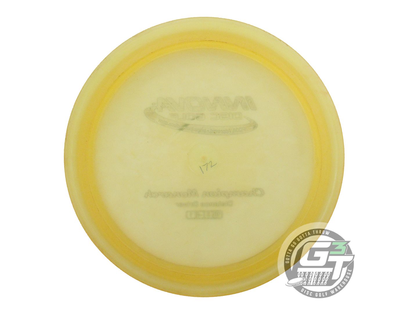 USED Innova Champion Monarch 172g Marigold Green Shatter Distance Driver Disc