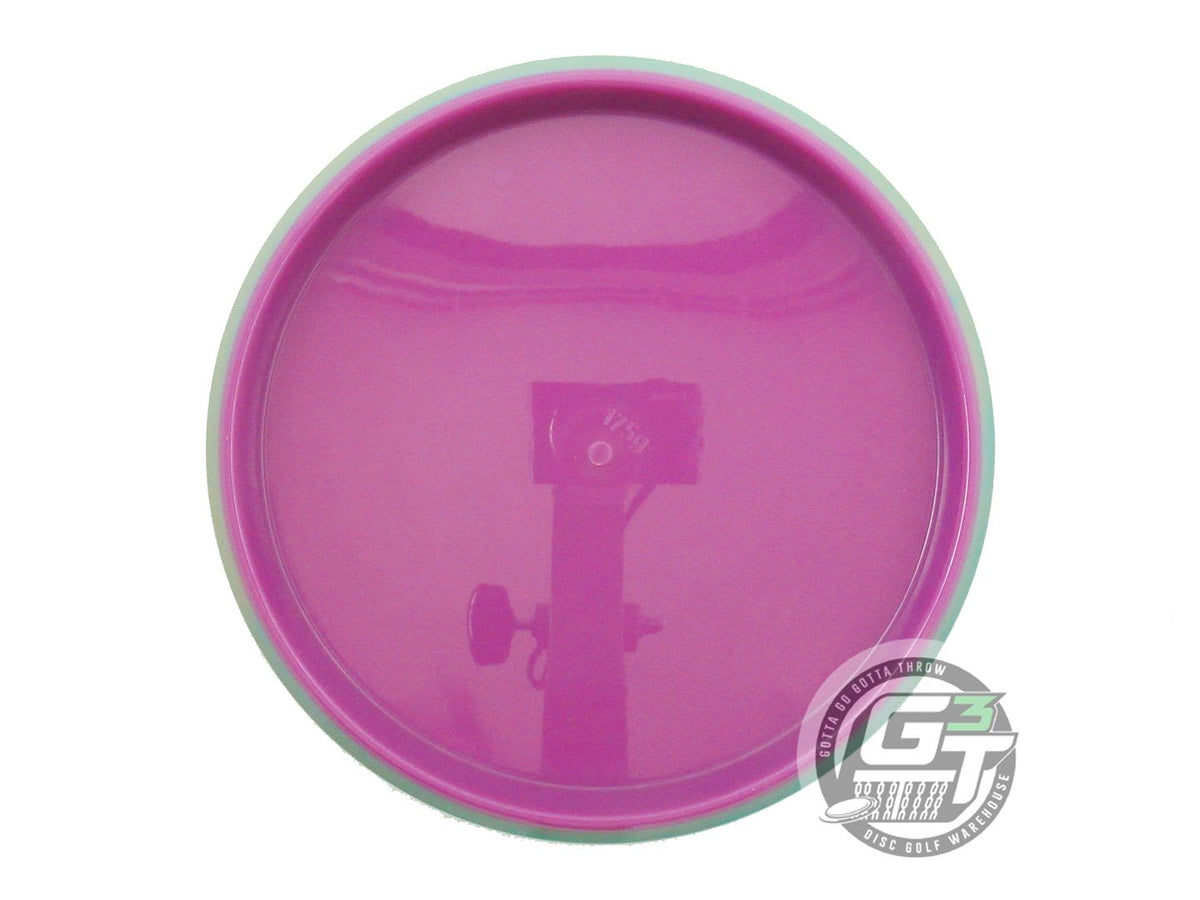 NOS Axiom Discs Neutron Tempo 175g Purple Green Rim Midrange Golf Disc