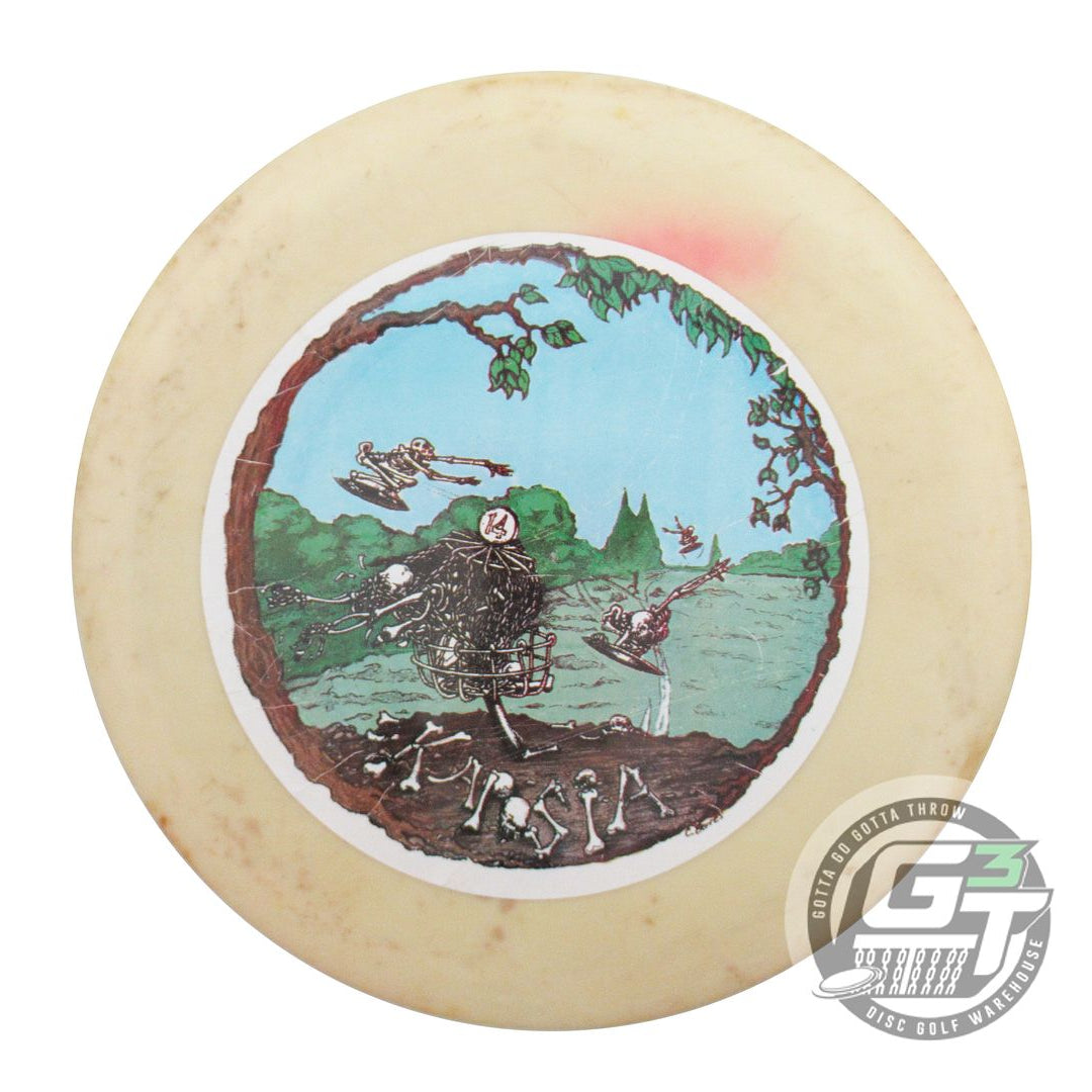 USED Discraft Elite X XL 174g Cream KAPOSIA STICKER Distance Driver Golf Disc