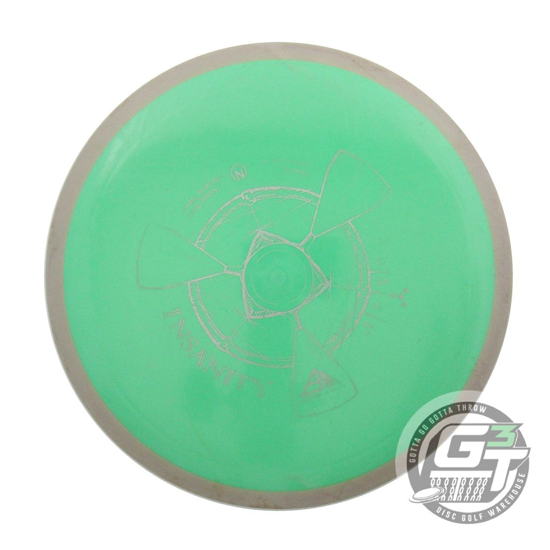 USED Axiom Discs Neutron Insanity 171g Green Tan Rim Distance Driver Golf Disc