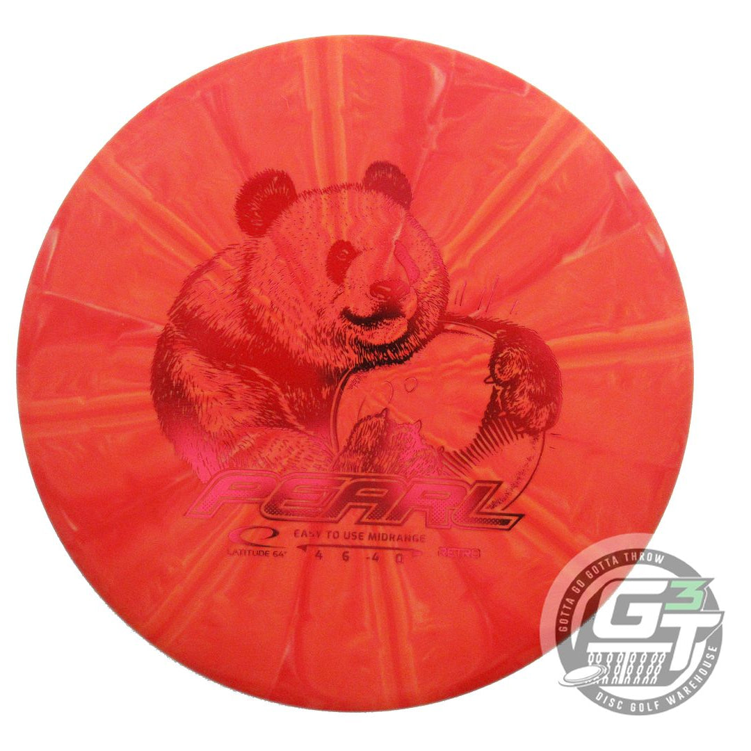 Latitude 64 Retro Burst Pearl Midrange Golf Disc (Individually Listed)