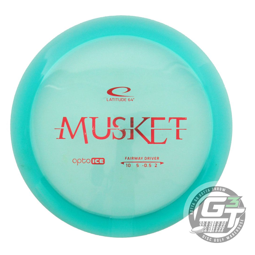 USED Latitude 64 Opto Ice Musket 176g Seafoam Red Foil Fairway Driver Golf Disc