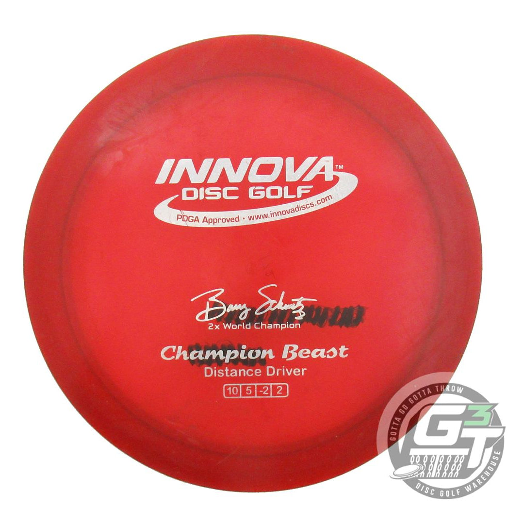 USED Innova Champion Beast 172g Red Silver Foil Distance Driver Golf Disc