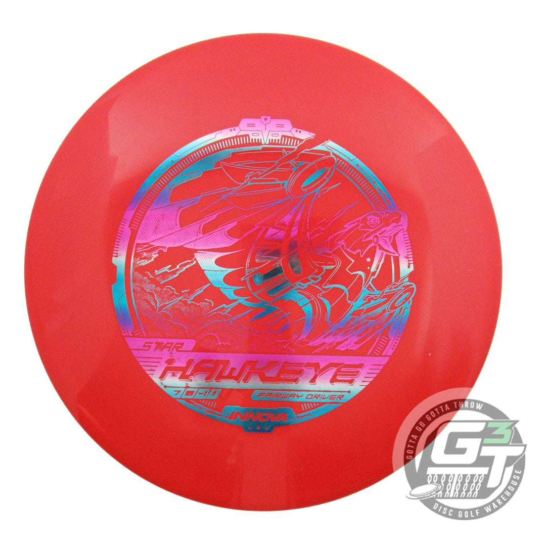 USED Innova Star Hawkeye 168g Red Miami Foil Fairway Driver Golf Disc