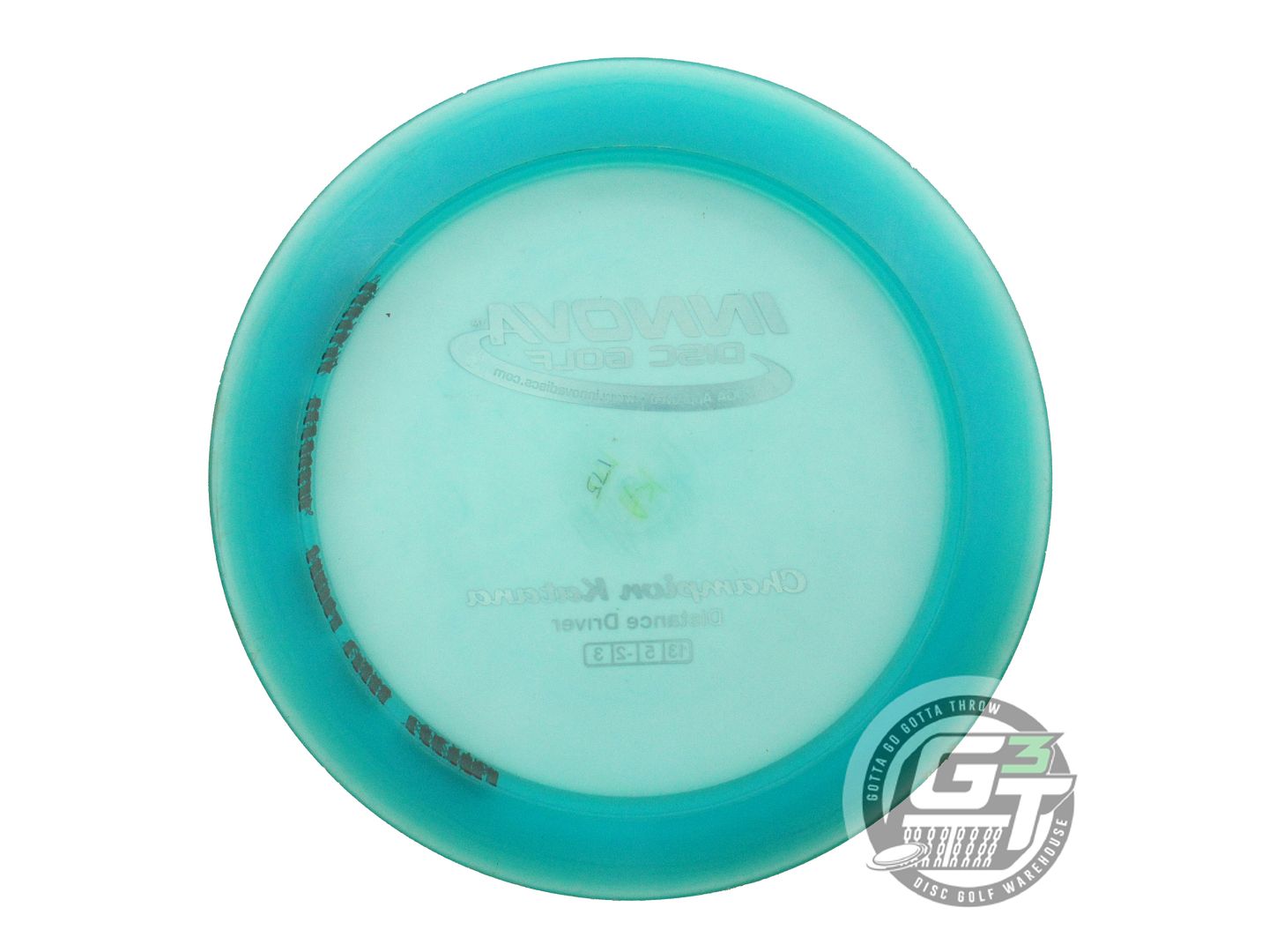 USED Innova Champion Katana 175g Teal Red Foil Distance Driver Golf Disc