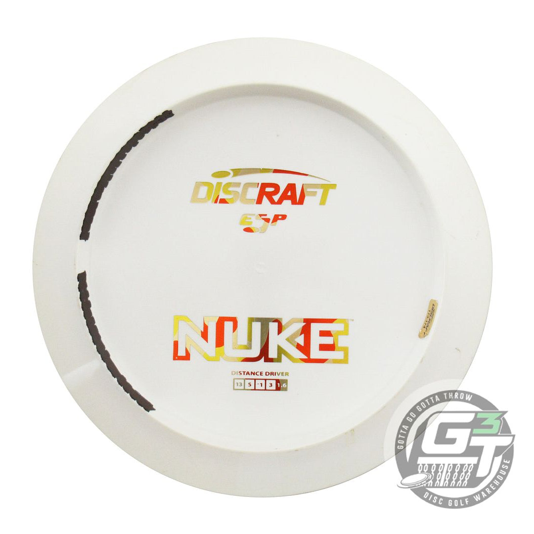 USED Discraft Backstamp ESP Nuke 175g Lava Foil Distance Driver Golf Disc