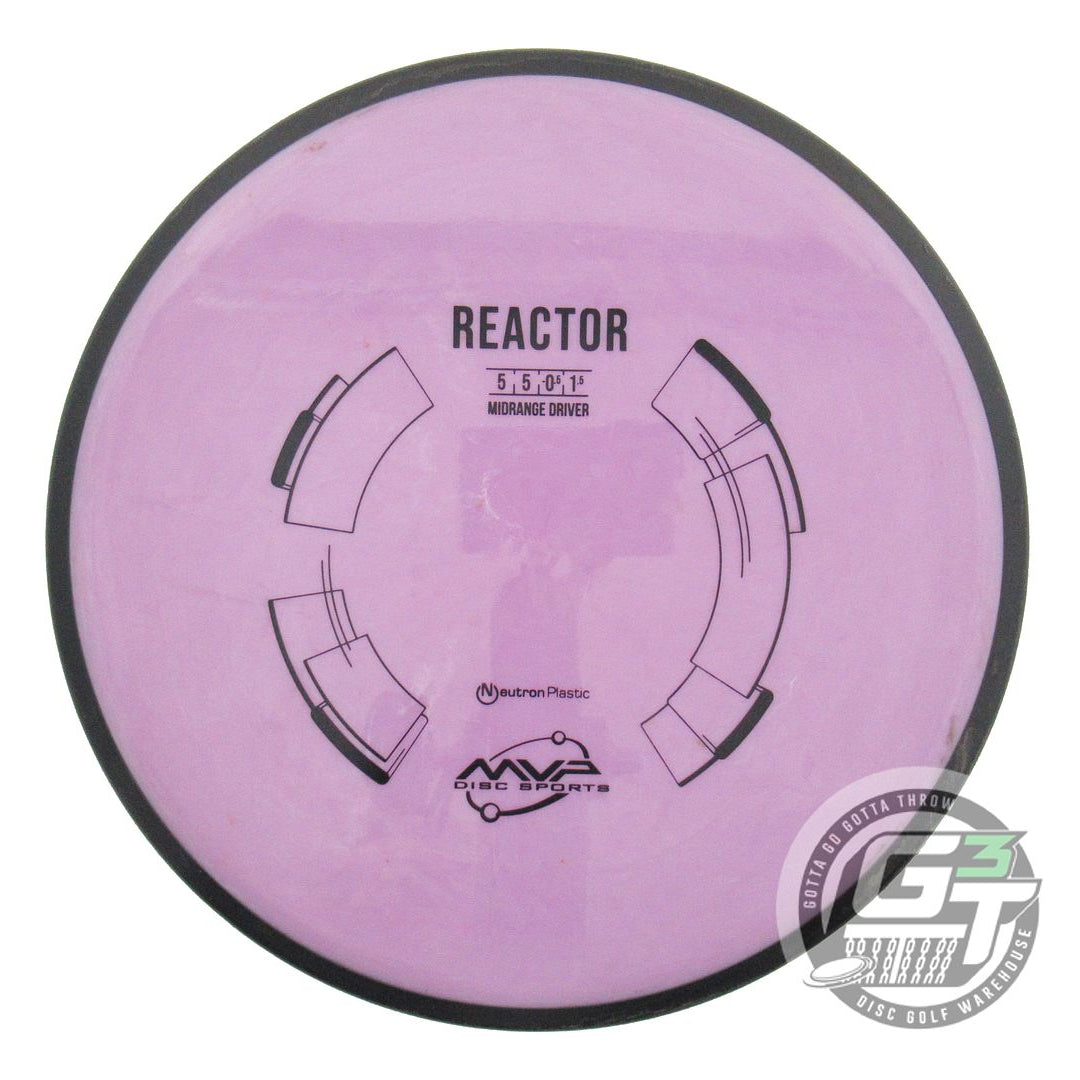USED MVP Disc Sports Classic Neutron Reactor 180g Lilac Midrange Golf Disc
