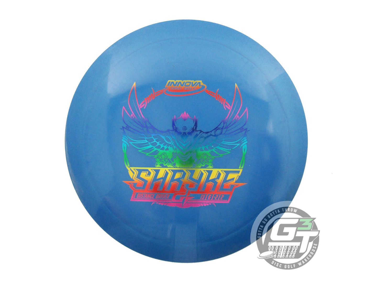 USED Innova GStar Shryke 175g Blue Rainbow Foil Distance Driver Golf Disc