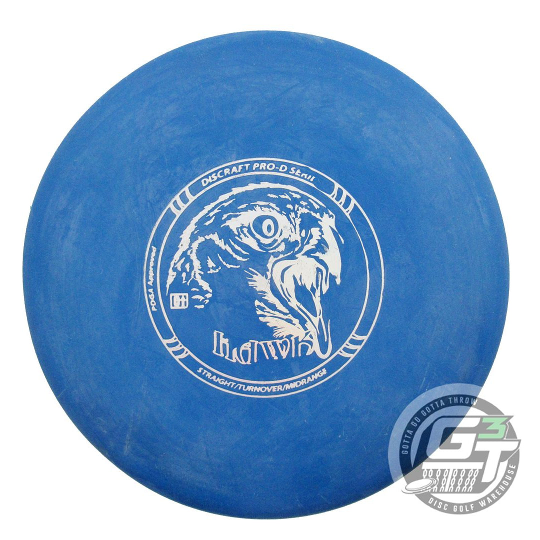 USED Discraft X-OUT Pro D Hawk 171g Blue Silver Holo Foil Midrange Golf Disc