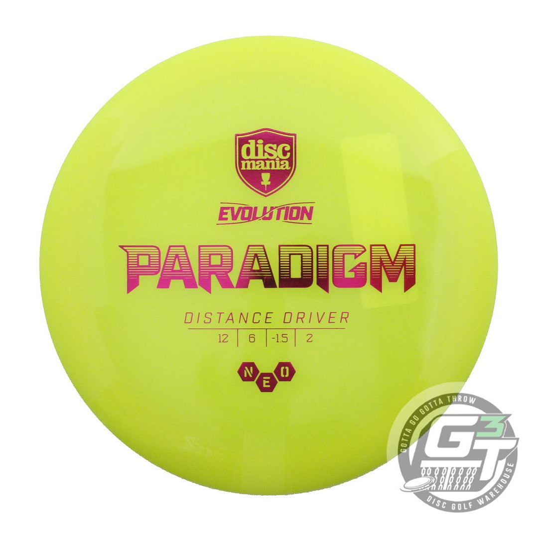 Discmania Evolution Neo Paradigm Distance Driver Golf Disc (Individually Listed)