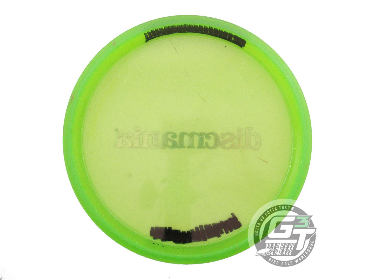 USED DiscMania BAR STAMP Metal Flake C-Line MD3 177g Lime Midrange Golf Disc