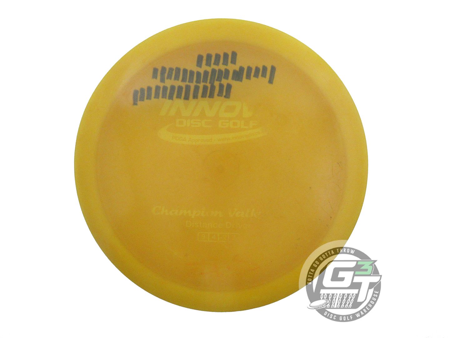 USED Innova Champion Valkyrie 171g Marigold Wiped Stamp Distance Driver Disc