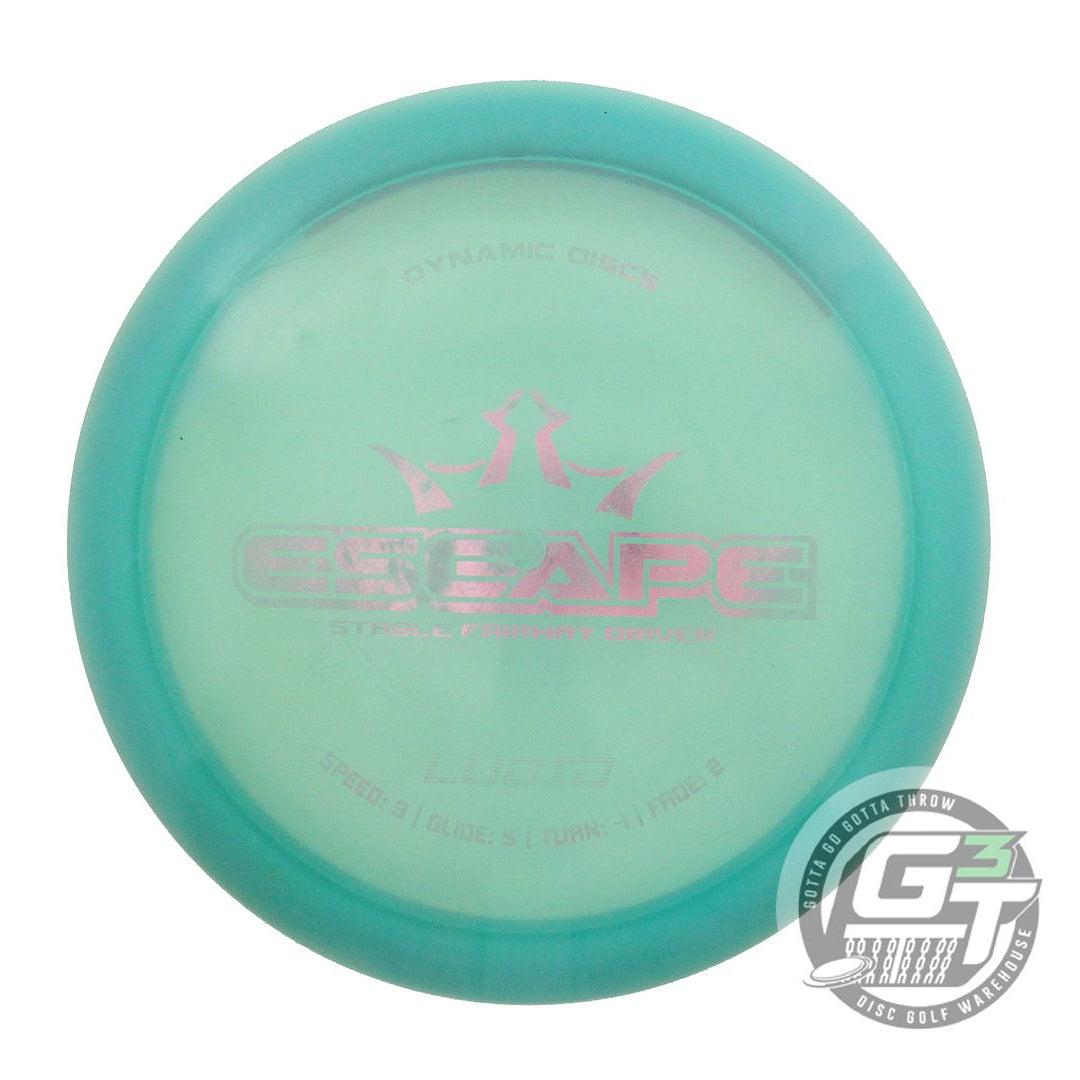 USED Dynamic Discs Lucid Escape 168g Seafoam Pink Foil Fairway Driver Golf Disc