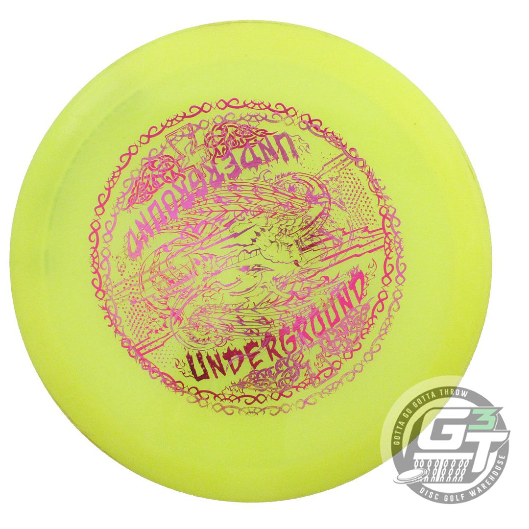 USED Dynamic Discs X-OUT Lucid Justice 176g Yellow Midrange Golf Disc