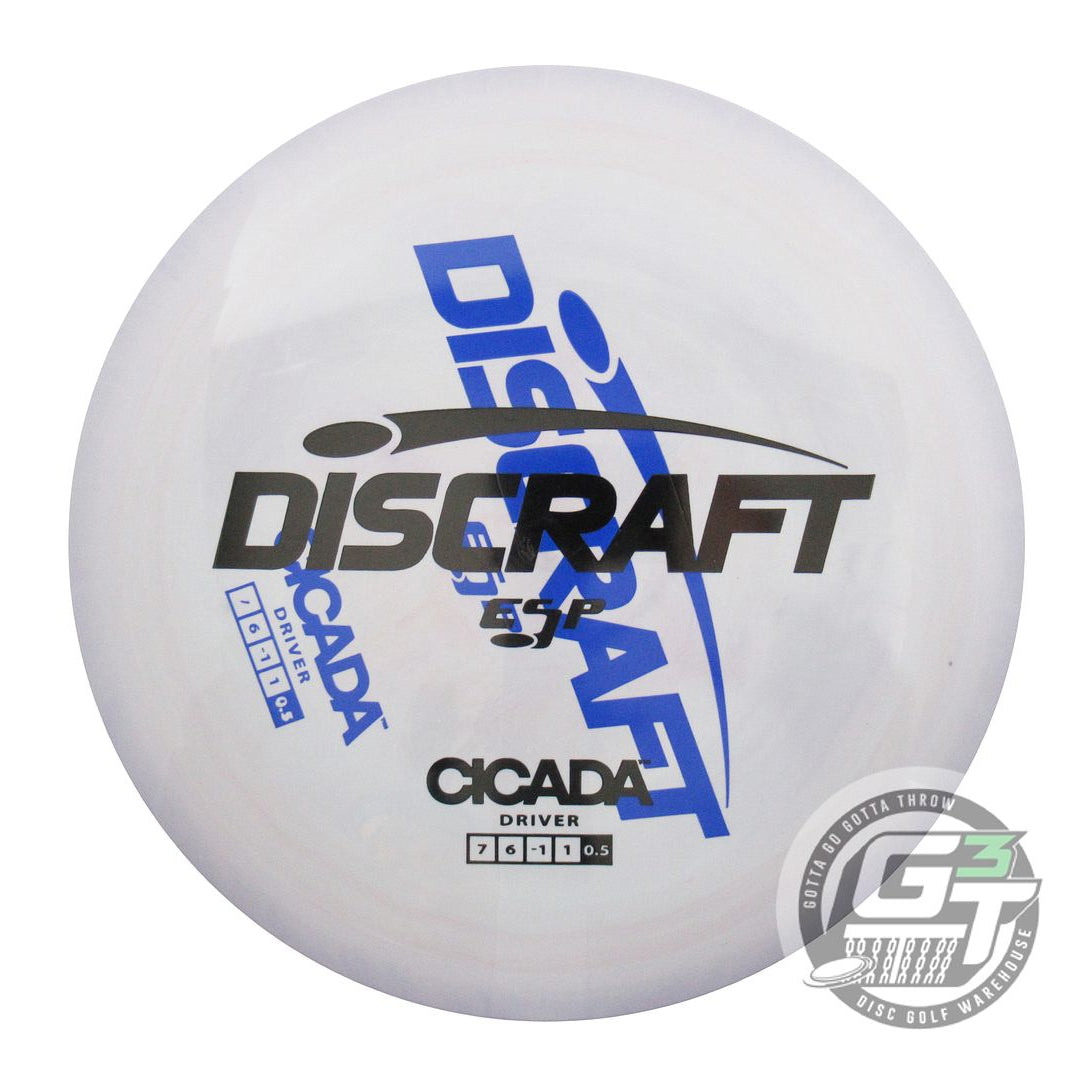 NOS Discraft X-OUT ESP Cicada 174g Lilac-Gray Fairway Driver Golf Disc