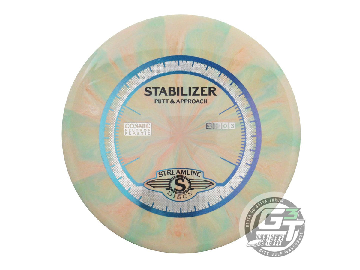 USED Streamline Discs Cosmic Neutron Stabilizer 170g Peach-Green Putter Disc