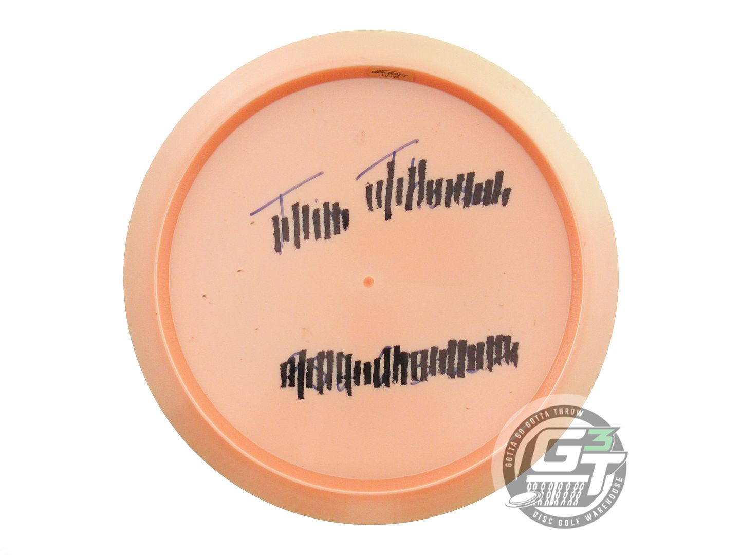 USED Discraft Big Z Undertaker 173g Peach Teal Foil Distance Driver Golf Disc