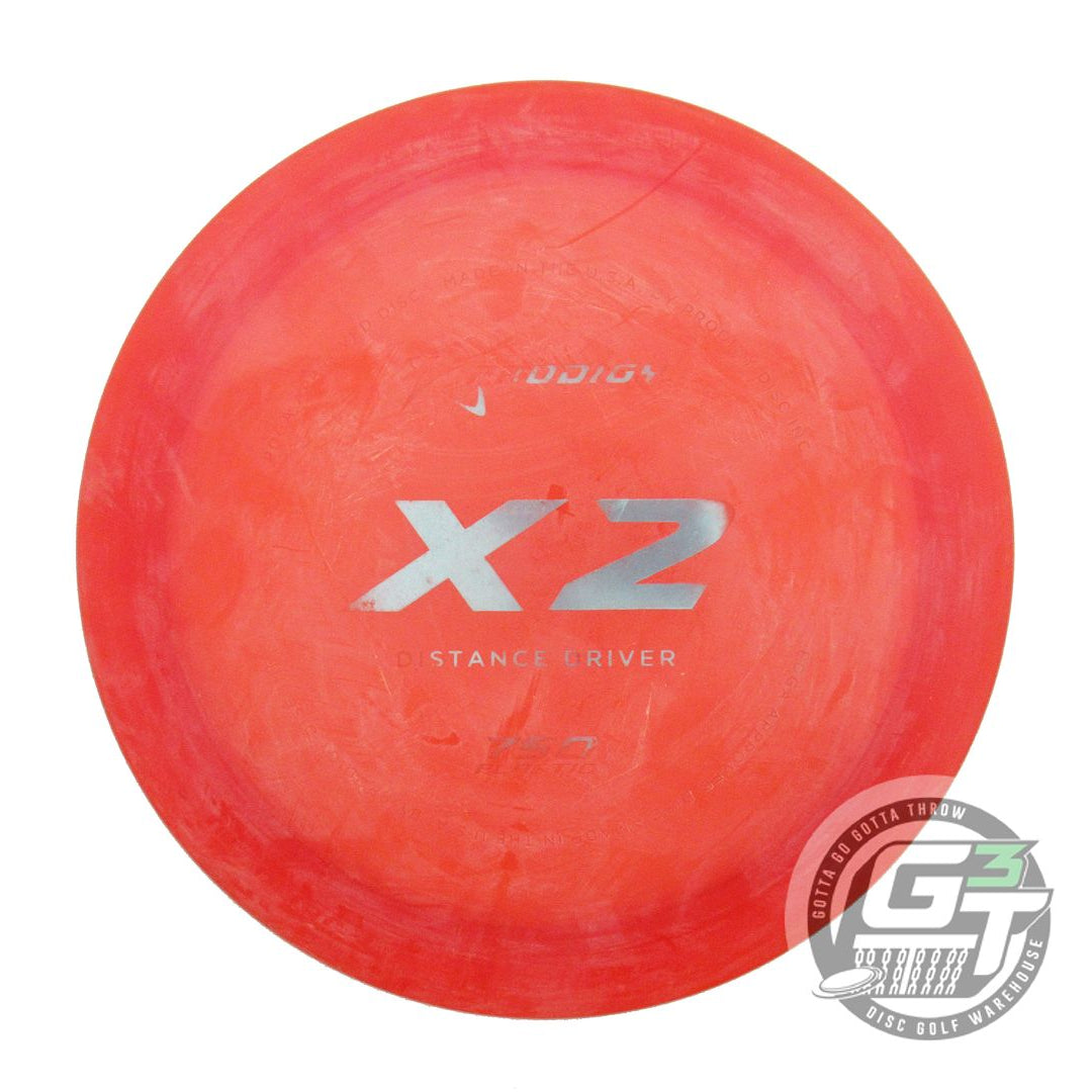 USED Prodigy Discs 750 X2 173g Red Silver Foil CHALKY Distance Driver Golf Disc