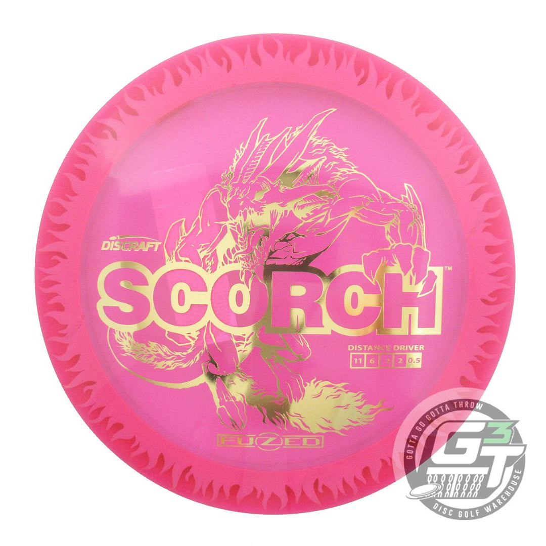 Discraft FuZed Line Scorch w/ Flame Pattern Distance Driver Golf Disc (Individually Listed)