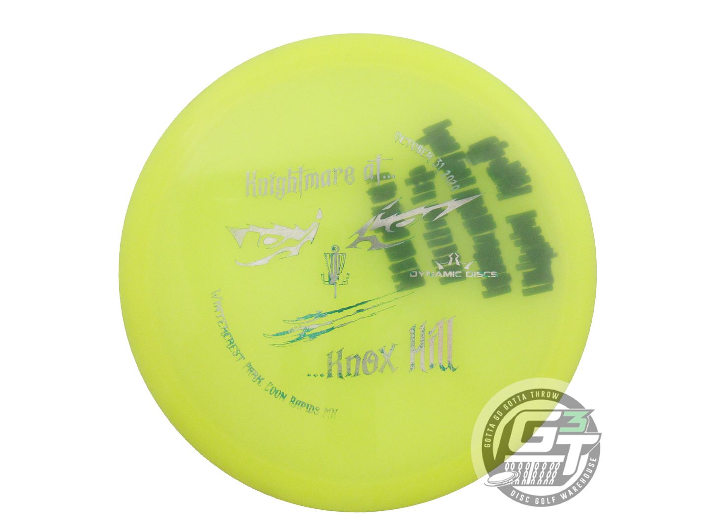 USED Dynamic Discs Lucid EMAC Truth 172g Yellow Silver Foil Midrange Golf Disc