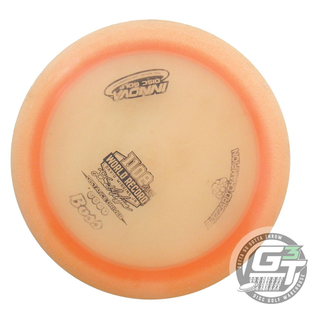 USED Innova Blizzard Boss 160g Orange Black Stamp Distance Driver Golf Disc