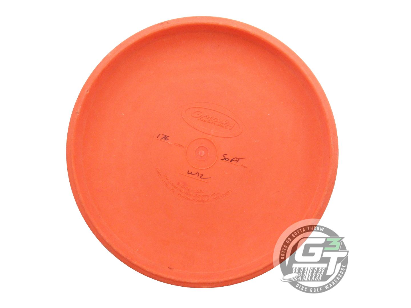 USED Gateway SureGrip Soft Wizard 176g Orange Blue Foil Putter Golf Disc