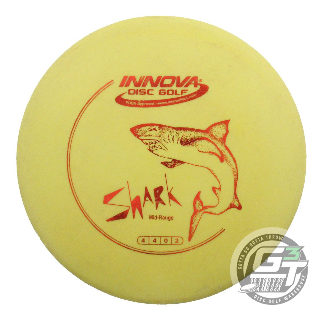 USED Innova DX Shark 171g Yellow Red Foil Midrange Golf Disc
