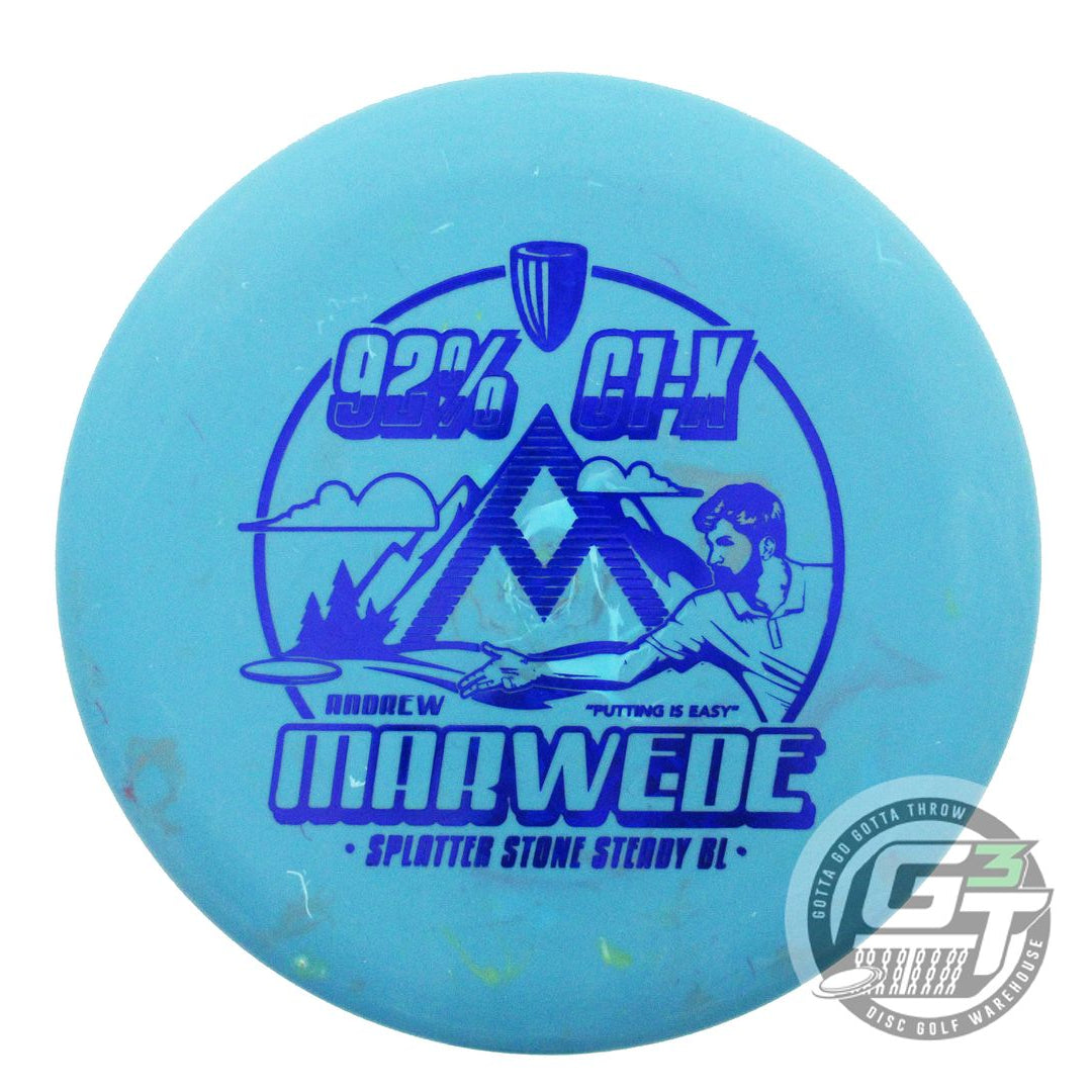 DGA Limited Edition Andrew Marwede DGPT C1-X Splatter Stone Line Steady BL Putter Golf Disc (Individually Listed)