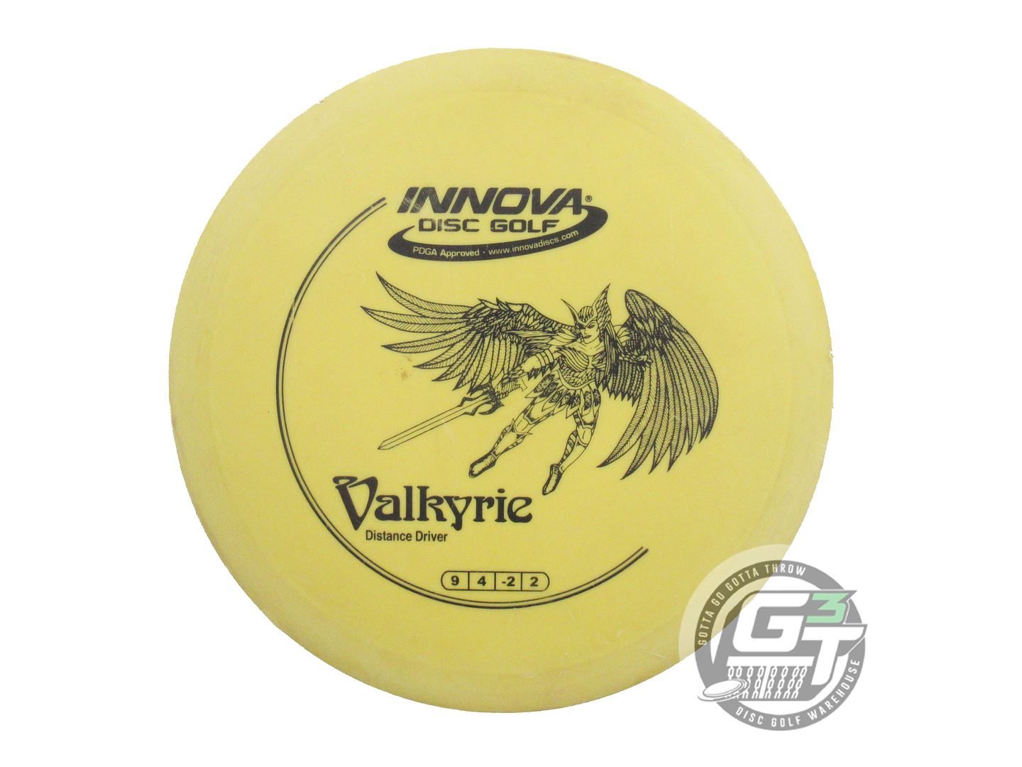 USED Innova DX Valkyrie 165g Yellow Black Stamp Distance Driver Golf Disc