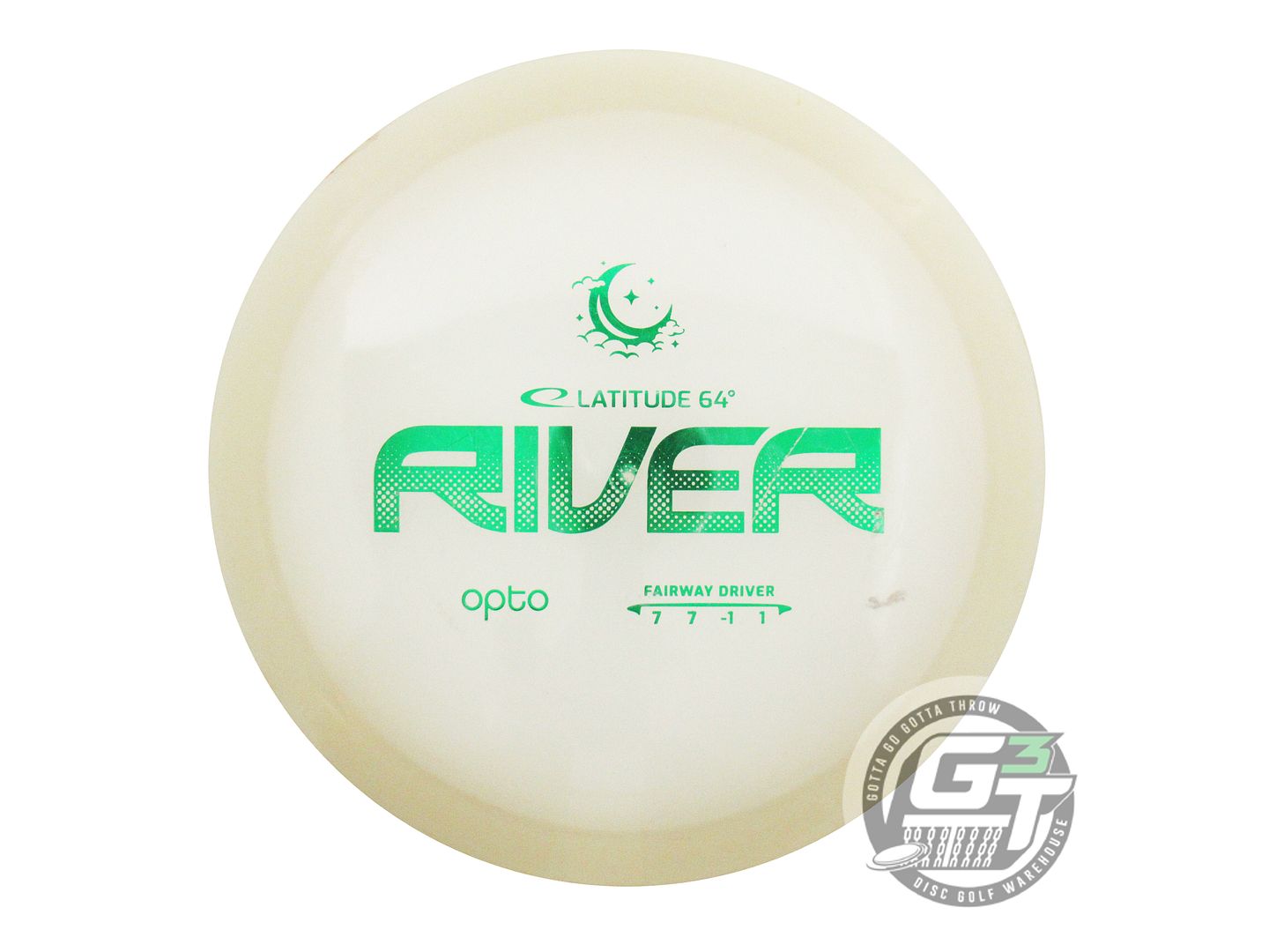 USED Latitude 64 Opto Moonshine River 174g Green Foil Fairway Driver Golf Disc
