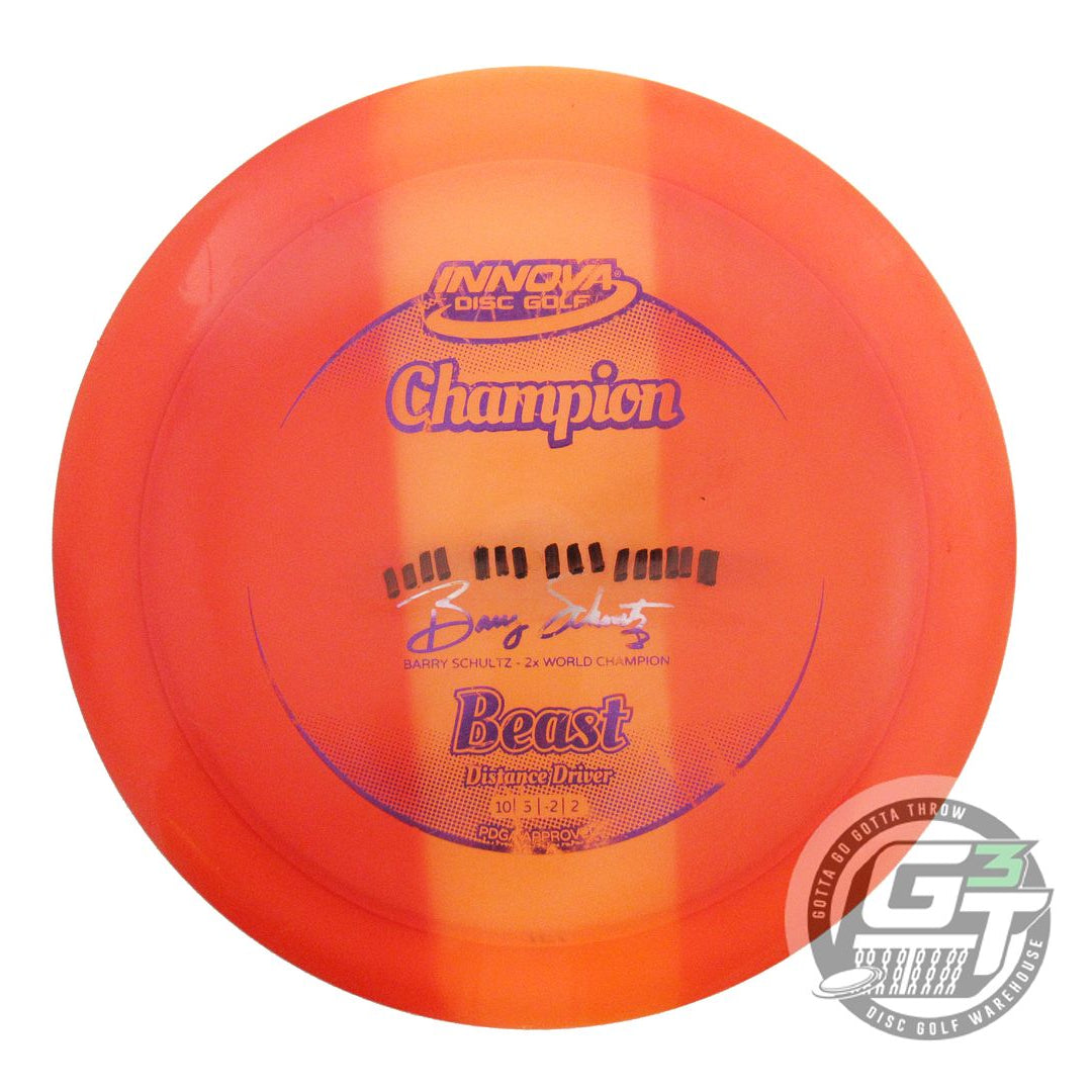 USED Innova Champion Beast 171g Orange HOME DYED Distance Driver Golf Disc