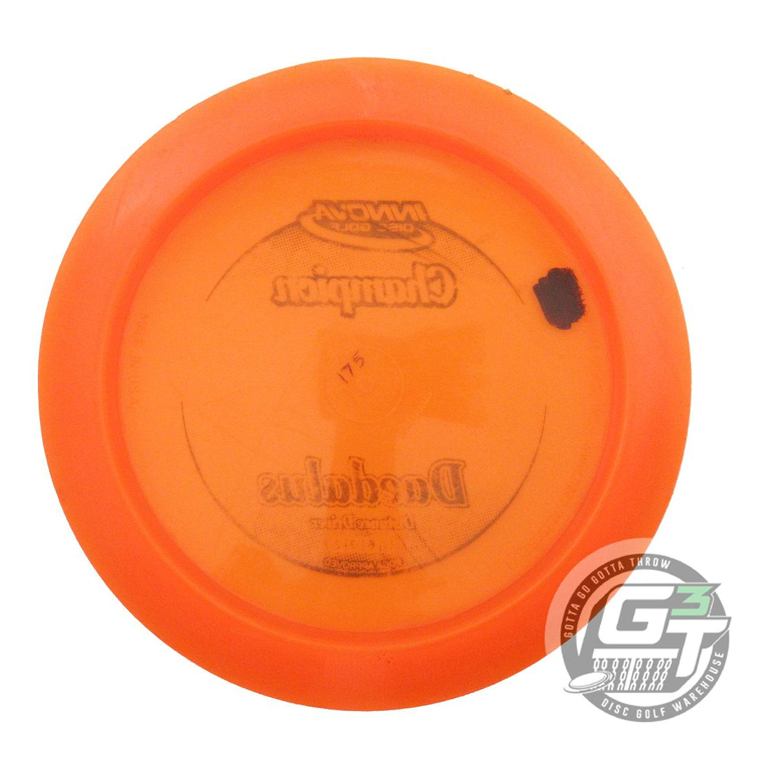 USED Innova Champion Daedalus 175g Orange Black Stamp Distance Driver Golf Disc