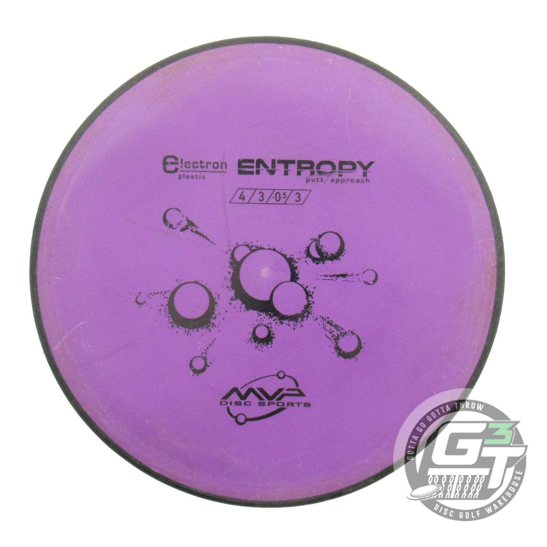 USED MVP Disc Sports Electron Entropy 173g Purple WARPED Putter Golf Disc