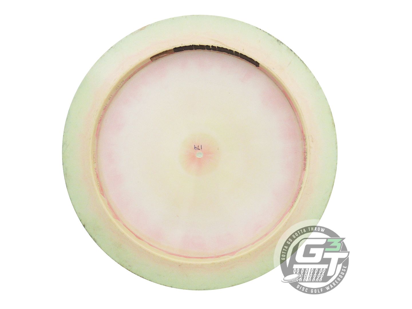 USED Discraft ESP Nuke SS 174g Lime-Pink Cloud Foil Distance Driver Golf Disc