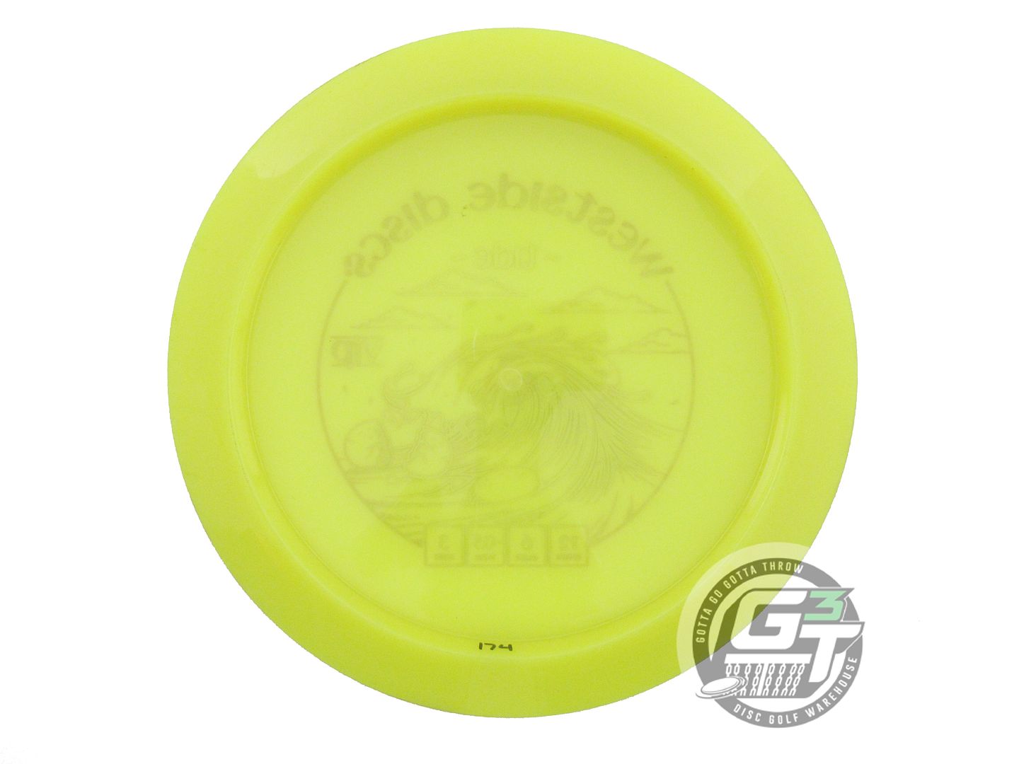 USED Westside Discs VIP Tide 174g Yellow Orange Foil Distance Driver Golf Disc