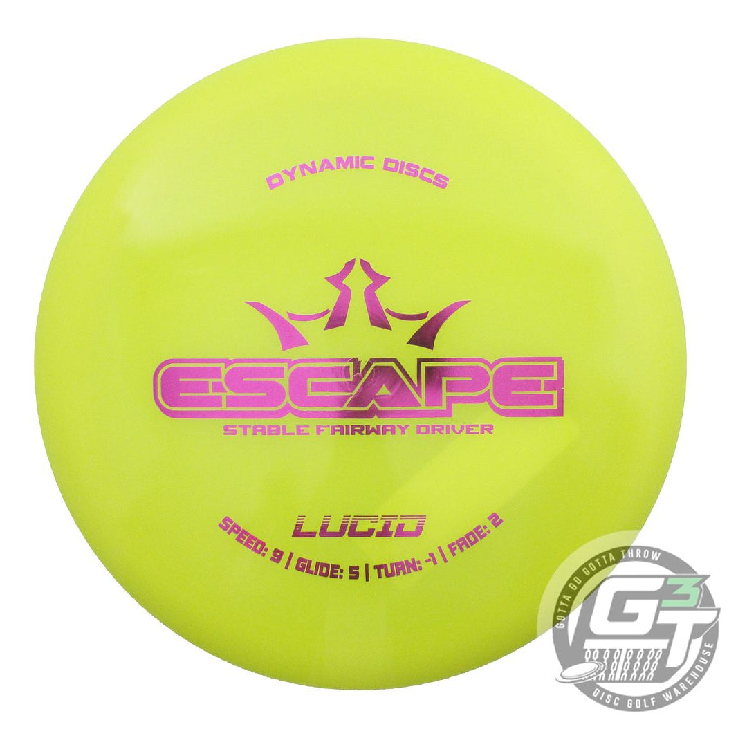 Dynamic Discs Lucid Escape Fairway Driver Golf Disc (Individually Listed) - Gotta Go Gotta Throw